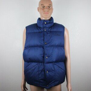LL Bean Puffer Vest, Men's L or Women's XL, Blue, NEW